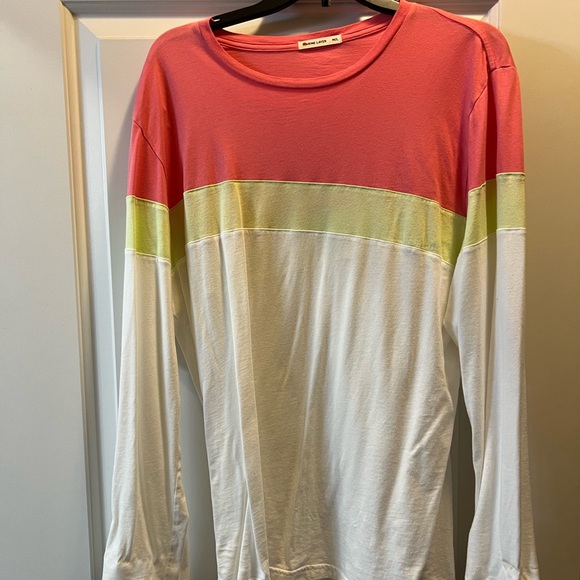 Marine Layer Long Sleeve Color Block T-Shirt - Picture 2 of 7